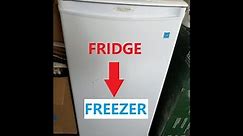 Turn your compact (mini) Fridge to whole Freezer with no cost