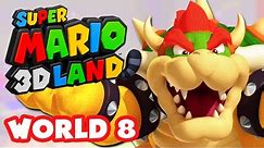 Super Mario 3D Land - World 8 (Ending) (Nintendo 3DS Gameplay Walkthrough)