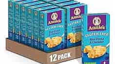 Annie's Gluten Free Macaroni and Cheese Dinner, Rice Pasta & Cheddar, 6 oz. (Pack of 12)