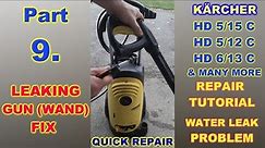 How to Fix a Karcher Leaking Gun. Pressure Washer Spray Wand Repair.