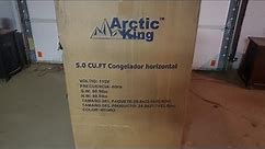 Arctic King 5.0 Cu.Ft Chest Freezer Unboxing And Review