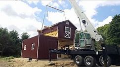 Building a Prefab Modular Barn with a 2nd Floor Loft