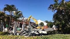 Sizzler Restaurant is knocked down