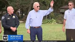 President Biden tours Hurricane Idalia damage in Florida