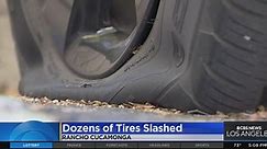 Woman arrested after slashing nearly 70 tires at senior living center in Rancho Cucamonga