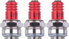 3 Pack L7T Spark Plug for 2-Stroke Small Engine for Husqvarna 33cc 43cc 47cc 49cc Chainsaw Trimmer Lawn Mower Chainsaw Trimmer Blower