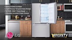 LG 30" wide french door refrigerator for only $1499