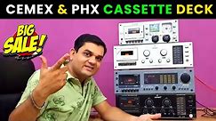 90s Old Cemex Cassette Deck & PHX Cassette Deck For Sale | FLD Cassette Player | Contect 9425634777