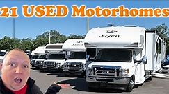 21 Used Motorhome Tours! Available NOW