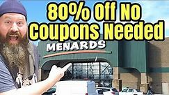 RUN MENARDS IN STORE ONLY CLEARANCE HARDWARE, TOOLS, FOOD & LIGHTS