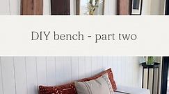 Easiest way ever to add an upholstered top to a bench. Even easier to keep clean with @cryptonfabric . (AD) Save this post to your DIY folders and head to @joann_stores to pick up this fabric! #handmadewithJOANN #diybench #diybuild #diningroomfurniture | The Doer and The Dreamer