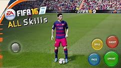 All SKILLS Tutorials FIFA 16 MOBILE | HD 1080p