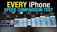 Every iPhone Speed Test Comparison 2015