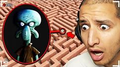 If You See SQUIDWARD in a MAZE.. RUN AWAY FAST!