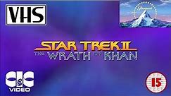 Opening to Star Trek II: The Wrath of Khan UK VHS (1991)