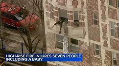 South Shore high rise fire that injured 7 caused by unattended cooking, CFD says