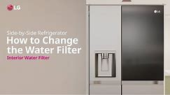 LG Refrigerator : How to change the Water Filter | LG