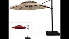 Replacement Canopy Top for Two Tiered Lowe's Umbrella YJAF-819R - LCM1394