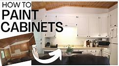 The Best Way to Paint Kitchen Cabinets ~ Kitchen Cabinets Makeover ~ Painting Kitchen Cabinets