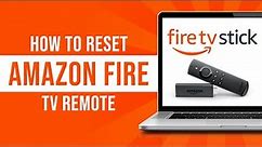 How to Reset Amazon Fire TV Remote (Tutorial)