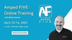 Amped FIVE Online Training with Blake Sawyer - April 12-16, 2021