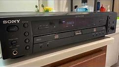 Sony RCD-W1 Dual Disc Drive CD Player Recorder Burner - Left Tray Doesnt Open