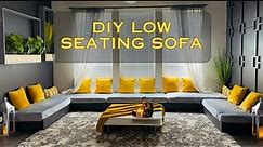 Easy DIY Low Seating Sofa Tutorial: Create Stylish and Affordable Seating at Home