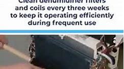 DIY'R TIPS - Clean dehumidifier filters... - RepairClinic.com