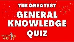 The Greatest General Knowledge Quiz Ever? | Ultimate Trivia Quiz Game ✨New Quiz