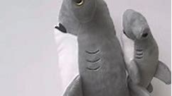 Toy Triver - Mother&Baby Hammerhead Shark Plush Toy...