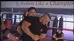 John Cena training with Samoa Joe