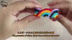 斜卷結彩虹手繩 - Clove Hitch Knot Rainbow Bracelet