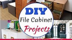 28 DIY File Cabinet Projects You Can Build