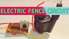 Diy Electric fence | how to make electric fence | electric fence circuit diagram #electricfence