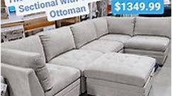 Steelz - Thomasville Tisdale Fabric Sectional with Storage...