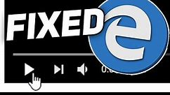 How do i fix video player in edge for windows 11?