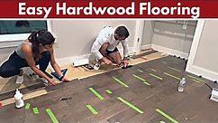 Beginner Hardwood Flooring Installation, EASY Floating Floor Method | Builds by Maz