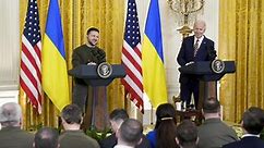 Biden and Zelenskyy present united front at White House as U.S. readies more aid for Ukraine