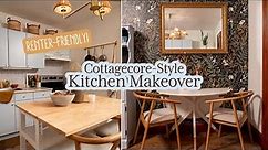 *Renter-Friendly* Cozy Kitchen Makeover! | EXTREME Transformation