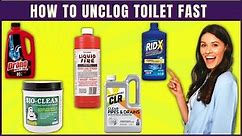 Best Toilet Drain Cleaner (How To Unclog Toilet Fast) Must Watch