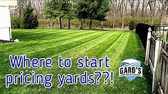 How to price lawn care and mowing! Pricing revealed from million dollar companies!