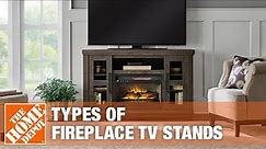 Types of Fireplace TV Stands | The Home Depot