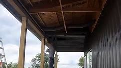 Finishing a Porch With a METAL Ceiling