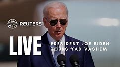 LIVE: President Joe Biden tours Israel's main Holocaust memorial