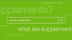 What are supplements? | Herbalife Nutrition