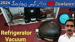 R134a refrigerant/gas charge refrigerator step by step in urdu/hindi