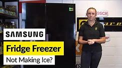 How to Solve Your Samsung Fridge Freezer Not Producing Ice
