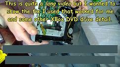 Solve XBox 360 Sticking DVD drive.