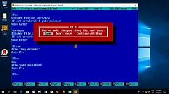 Clipper 5.3 en Windows 10 x64 - Lección 1