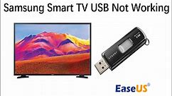 How to Solve Samsung Smart TV USB Not Working [Updated 2024]